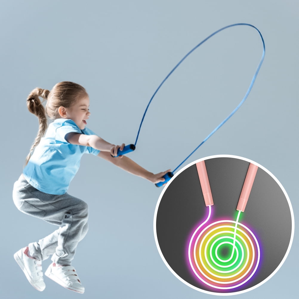 LED Jumping Rope for Kids Light Up Exercise Jump Rope Luminous Skipping Ropes for Sport Fitness