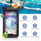 thumbnail image 3 of Waterproof Phone Pouch, 2 Pack Water Proof Phone Case For Swimming, PVC Underwater Phone Cases with Lanyard, Waterproof Pouch, 3 of 4