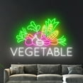 thumbnail image 5 of Handmadetneonsign Vegetable Neon Light, Healthy Food Neon Sign, Vegetarian Led Light, Food Led Sign, 5 of 5