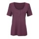 thumbnail image 3 of Gibobby Blusas Holgada Camisas con botones Camiseta ajustada para mujer Sexy Slim Cut Tops Low Tight Tee Camisetas para mujer（Morado， XXL), 3 of 4