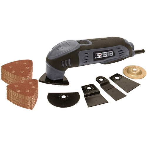 Professional Woodworker MultiTool With 4 Accessories And 50 Sanding