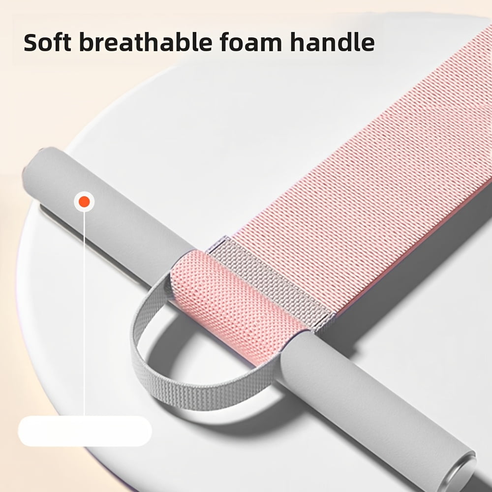 Multifunctional Fabric Resistance Band, Yoga Pull-Up Aid, Leg Stretching Strap for Sit-Ups, Elastic Rope for Core and Arm Workout, Full Body & Leg Strength Training