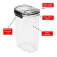 thumbnail image 3 of SharpChef Airtight Food Storage Container with Dispenser & Date Indicator, Easy locking lids, Kitchen Pantry Organization and Storage, BPA-Free - 2 Pack, 3 of 5