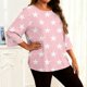 thumbnail image 5 of TaTaai Plus Size Gradient Print T-Shirt, Women's Long Sleeve Round Neck Top, Casual Loose Fit Blouse, Soft Home Wear, All Seasons Daily Attire Gift, 5 of 6