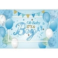 thumbnail image 2 of SUNOLIFE 5x3ft,It's a Boy Baby Shower Backdrops,Blue Ballons Photography Background Cake Table Banner for Party Decor, 2 of 4