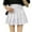 White, variant on Clearance Girls Women High Waisted Pleated Skirt Plain Plaid A-line Mini Skirt Skater Tennis School Uniform Skirts Lining Shorts