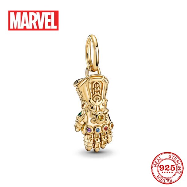 Disney-abalorio de plata de ley 925 para hombre araña, pulsera Pandora Original, película, personaje de Anime, cuentas