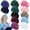 multicolor-solid, variant on 12 count Nurse Headbands for Women - Non Slip Headbands with Buttons Wide Elastic Ear Protection Hair Bands Sweatband Wrap for Nicu Obstetrics Nurse (Solid)