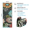 thumbnail image 2 of Pioneer Flower Floral Print Pattern Hot Yoga Mat Towel Non Slip for Hot Yoga - Quick-Drying Yoga Mat Cover with 4 Corner Pockets with Travel Bag - Hot Yoga Towel Non Slip 74"x26", 2 of 6