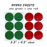 Royal Green 2-inch Printable Round Labels, 152 Pack + Bonus Colored ...