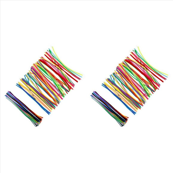 400Pcs Pipe Cleaners Chenille Stems Kids DIY Craft Educational Toys Art Crafts Decorations