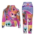 thumbnail image 6 of Super Kitties Kids' Hoodie And Pants Set Hooded Sweatshirt Outfit Soft Sweatpants & Pullover Set 160CM, 6 of 8