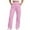 3Pink14, variant on WERYOUNG Girl's Pants Solid Color Elastic Waist Kids Casual Wear Comfort Fit Straight Leg Athletic Trousers Holiday Vacation Versatile Soft Children Slacks