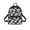 Cow Print Daisy Pattern, variant on Eheartsgir Blue Dachshund Print Travel Daypack Zipper Small Backpack for Hiking Shopping, Polyester Versatile Mini Backpack