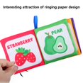 thumbnail image 4 of Infant Educational Cloth Book Tear Proof For 0-3 Years Size 6.89X5.12X0.79 Inches Sensory Toy 0.06 Lb Baby Development, 4 of 7