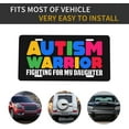 thumbnail image 3 of 6x12 Inch Autism Warrior Fighting for My Daughter License Plate Aluminium Car Front License Plate Novelty Metal Vanity Tag Car Front Tag Automotive Accessories, 3 of 9