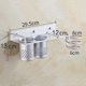 thumbnail image 2 of Wall Mounted Hair Dryer Holder, Bathroom Hair Care & Styling Tool Organizer Storage Basket,Aluminum Hanging Rack Organizer Hair Tools Organizer Storag, 2 of 5
