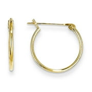 14k Madi K 1.25mm Hoop Earrings SE234