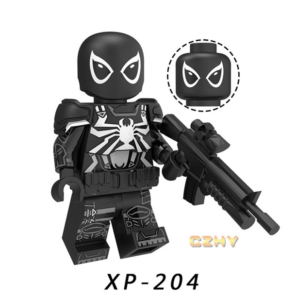 Spiderman Ultimate Spider-Man Minifigures Kids Blocks Juguete Gao Jiahui unisex