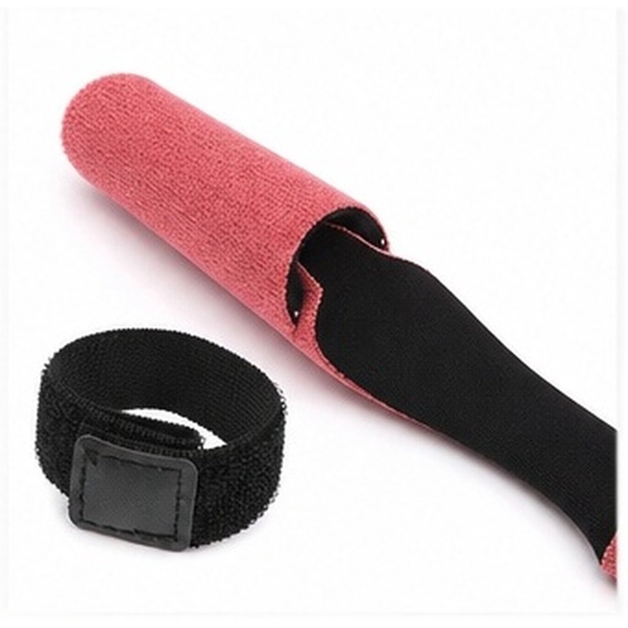 AURARMLET 2Sets Red Fishing Rod Protection Sleeve Portable Outdoor Carrying Cover for Rod Storage