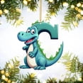 thumbnail image 2 of Riforla Dinosaur 26 Letters Acrylic Pendant Home Decoration Car Pendant Backpack Pendant Hangs C, 2 of 4