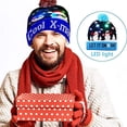 thumbnail image 4 of Light Up Christmas Hat Christmas Beanie Hat With, 4 of 5