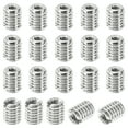 thumbnail image 1 of Unique Bargains Adaptateurs de Filetage Manchon Réducteur Écrou 20 Pcs M4x0.7 Mâle à M2x0.4 Femelle Réparation Insert Écrou 5mm, 1 of 7