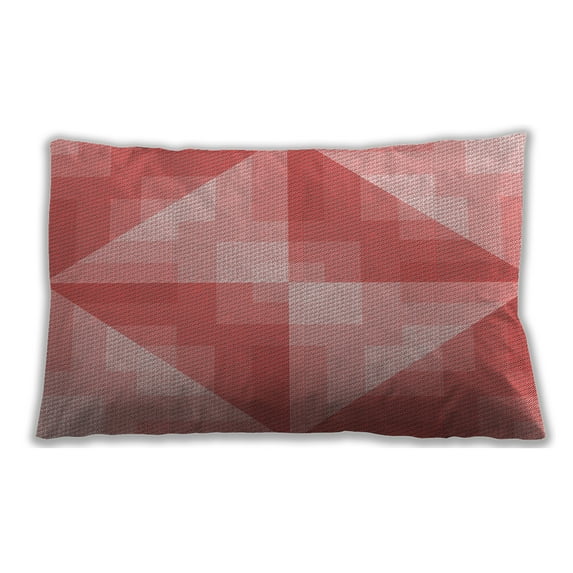 Ahgly Company Outdoor Rectangular Contemporary Lumbar Throw Pillow, 13 inch by 19 inch