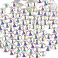 thumbnail image 1 of BEADSLAND Strass de cristal AB con base plana SS16, 1440 piezas, 1 of 6