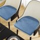 thumbnail image 5 of Cojín de escritorio con soporte lumbar para silla de oficina, cojín de herradura, adecuado para el hogar, la oficina, el patio, el jardín, cojín de silla, cojín de asiento, cojín de algodón y lino, 5 of 6