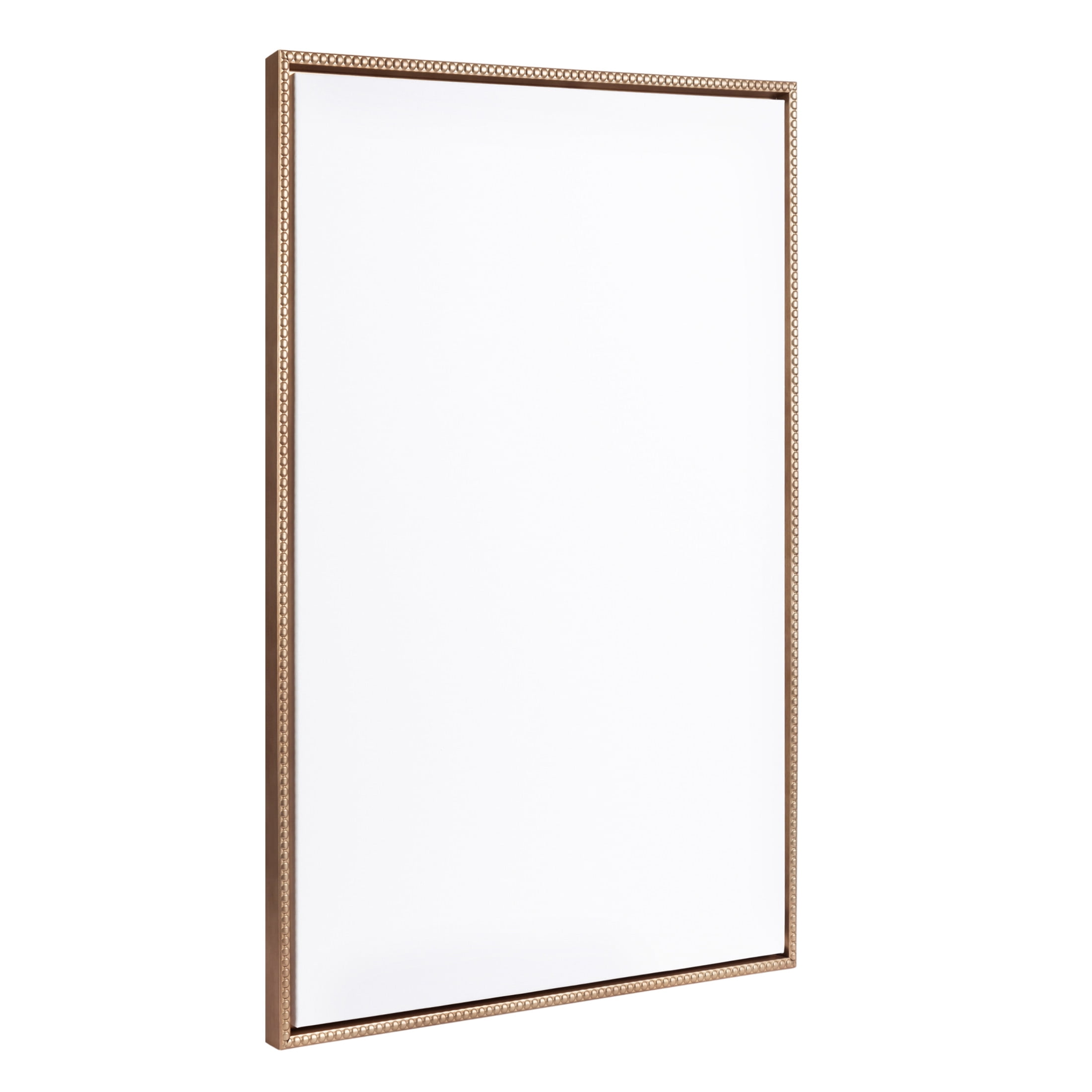 Kate and Laurel Sylvie Blank Framed Canvas Wall Art, 31.5x41.5 Gold Beaded, Modern Empty Canvas for Paint-Your-Own Art, Ready to Paint Premium Canvas Already Framed