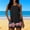 A-Black, variant on 4th of July Women's Tankini Swimsuit with Built-in Bra, Athletic Americans Flags Print Tank Top and Shorts with Pockets, Summer Bathing Suit S-2XL