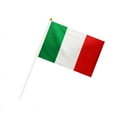 thumbnail image 2 of Dienrx Hand Waving Flag, 10 Pcs Italy Handheld Small Flag Italian Italiano Hand Held Mini Decor Decoration Banner, 2 of 5