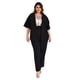 thumbnail image 1 of Conjunto de lino Roman Fashion Tallas Extras 4312 Negro 38, 1 of 7