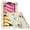 rosé Gold and Vream, variant on navor Rugged Cover Compatible with iPad Mini 6 (2021), Rotatable Kickstand Shoulder & Hand Strap Shockproof Heavy Duty Protective Case