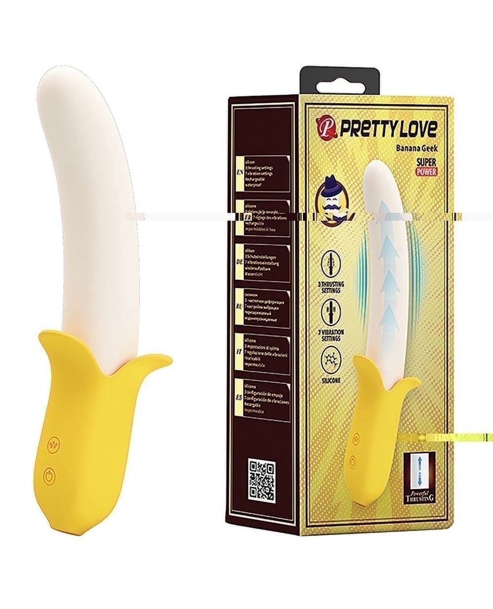 Selopa Mellow Yellow Vibrating Plug - Yellow - Walmart.com