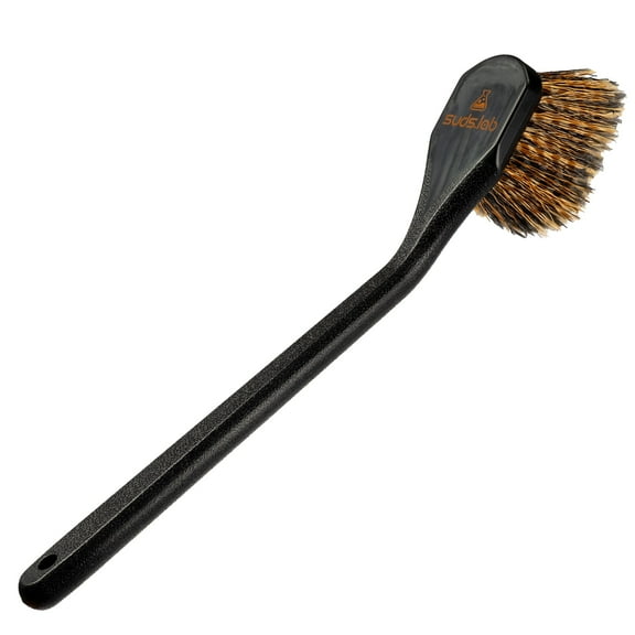 Suds Lab FW Fender Well Brush, Tire Cleaner for Car Detailing, Black, 18 Inch, 1 Pack