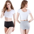 thumbnail image 3 of Culottes Taille Haute en Viscose pour Femmes, Douces et Respirantes, Culottes Couvrantes, 3 of 5