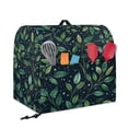 thumbnail image 2 of FOR U DESIGNS Green Leaves Stand Mixer Cover All-Season Mixer Dust Covers Multi Pockets for Stand Mixer or Coffee Maker Dust Cover with Top Handle and Pocket - S, 2 of 8