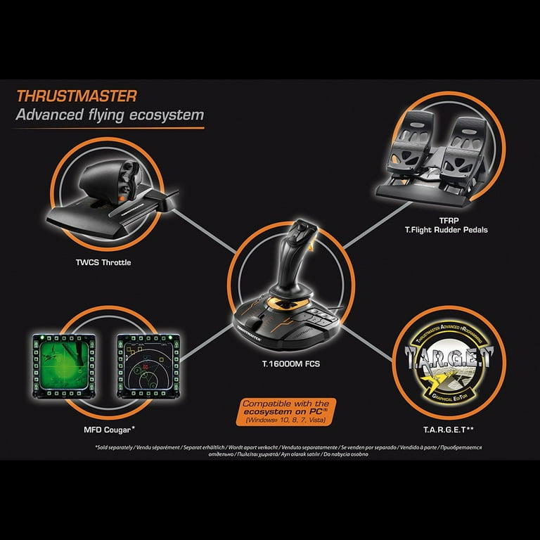 Thrustmaster T-16000M FCS Flight Pack - PC Joystick and Simulator