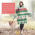 thumbnail image 4 of Wearable Oversized Blanket,Green Christmas Tree and Snowflake Pattern Wearable Blanket Hoodie for Adults,Cozy Hooded Blankets with Super Pockets,Super Warm Fuzzy Pullover for Women & Men, 4 of 6