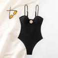 thumbnail image 5 of Vetsdori Womens Tankini Swimsuits One Piece Swimwear Solid Color,Trajes De Bano Mujer Outfits Bath Suits for Ladies Strap, 5 of 5