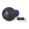 thumbnail image 1 of Shift Knob Gear Universal Leather Speed Manual Shifter Stick 5 ∝ Lever сη ◇ξ ☆г U4F2, 1 of 8