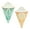 Green, variant on Melrose International LLC Wall Pocket (Set of 2) 6.25"L x 10.5"H Ceramic