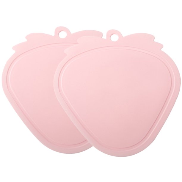 FELTECHELECTR Tabla de cortar frutas de plástico, 2 unidades, para niños, ideal para la cocina.