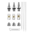 thumbnail image 2 of amagogo 10 Pieces Professional Airbrush Nozzle Kits with Wrench Airbrush Accessories Airbrush Spare Parts Replacement Parts, 2 of 9