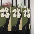 thumbnail image 6 of Green Floral Spring Valances for Windows Farmhouse Kitchen Curtains Valances Rod Pocket Valance Curtains for Kitchen Windows Modern Abstract Blooms Botanical Window Valances for Bathroom 42"x18", 6 of 6
