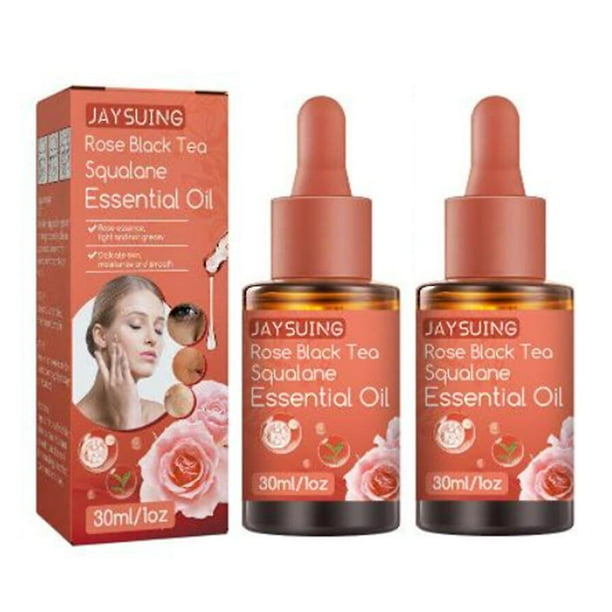 Antiwrinkle Serum Moisturising Rose Black Tea Squalane Essential Oil