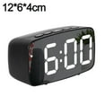 thumbnail image 2 of Pequeño reloj despertador con pantalla LED digital, pantalla de temperatura y fecha, caja moderna con acabado mate Zhivalor BST3023655-2, 2 of 5