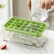 thumbnail image 5 of Pisexur Batería de cocina Moldes para cubitos de hielo, compartimentos para hielo, fabricación de hielo, cajas de grado alimenticio para el hogar, modelos de congelad para la cocina del hogar, 5 of 6